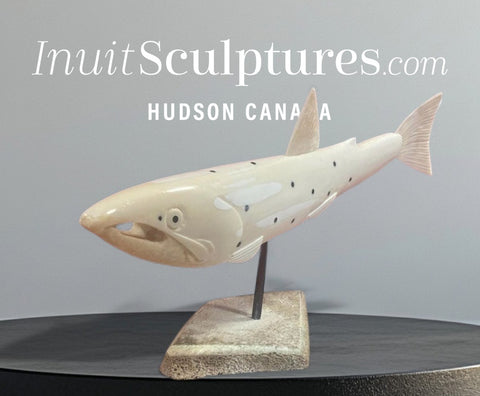 15" Alaskan Trout Fish by Harrison Miklahook Jr *Steely Dan*