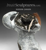 VINTAGE 16" SIGNATURE Shaman Hunter by Uriash Puqiqnak *Will*