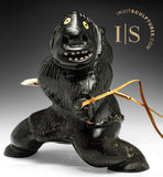 VINTAGE 14" Hunter by Uriash Puqiqnak *On Balance*