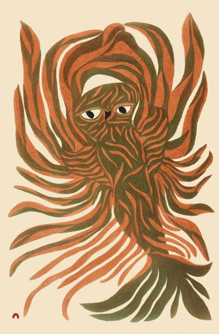 2022 PRINT Dorset Collection by OOLOOSIE SAILA *BLAZING OWL*