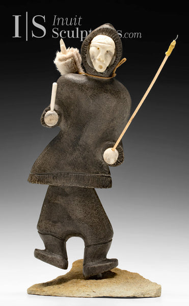 12" Hunter with Spear  by Moses Kamookak *Strategic Plan*