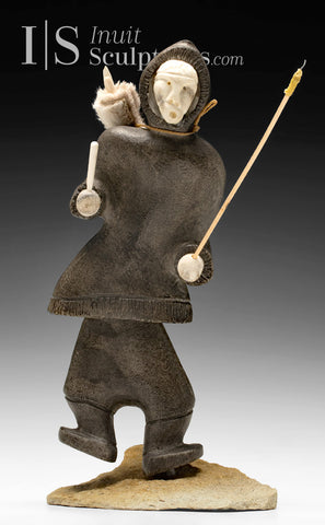 12" Hunter with Spear  by Moses Kamookak *Strategic Plan*