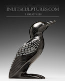 9" Standing Loon by Etulouie Etidloie