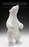 15" Velvet Marble Standing Bear by Tuk Nuna