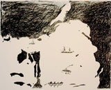 1993 WHALERS IN AMADJUAK HARBOUR by Simeonie Kopapik