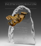 Iceberg Crystal Base with Laser Inscription - Option A